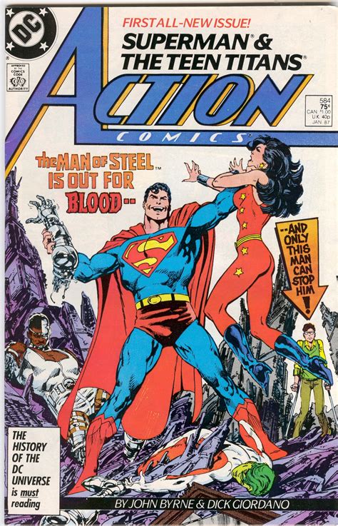 Crazy Comic Cover Action Comics 598 Squatter Comic Book Daily