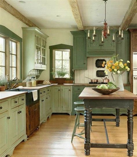 This would work especially well. Pin by Rhonna on Farmhouse kitchens | Green kitchen ...