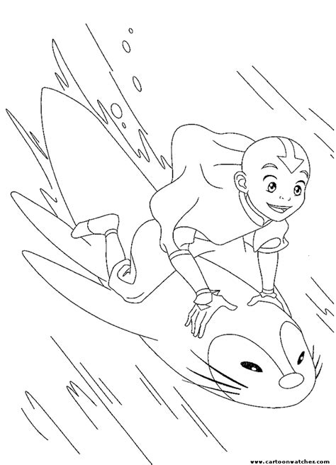 Avatar The Last Airbender Katara Coloring Pages To Print Coloring Home