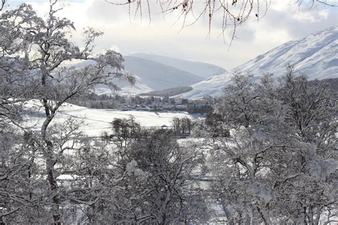 Braemar In The Scottish Highlands Taken In The Snow Oc 5184 X 3456