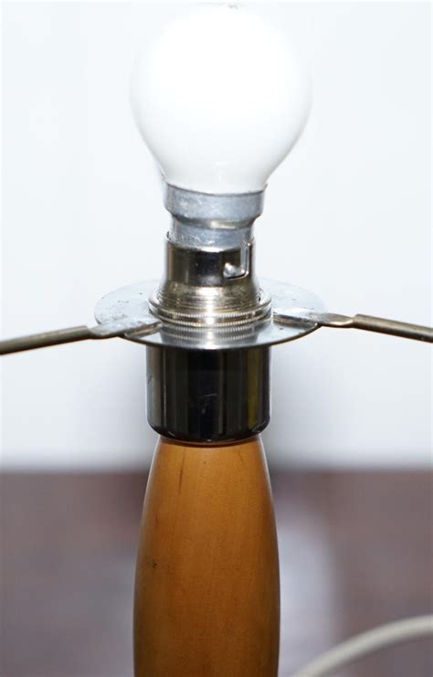 1) french ceramic lamp, circa 1950s. Cool Mid-Century Modern Style Table Lamp with Opalescent ...