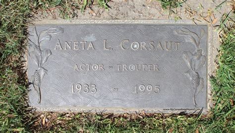 Aneta L Corsaut “helen Crump” On The Andy Griffith Show Grave