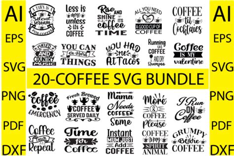 Coffee Svg Bundle Bundle · Creative Fabrica