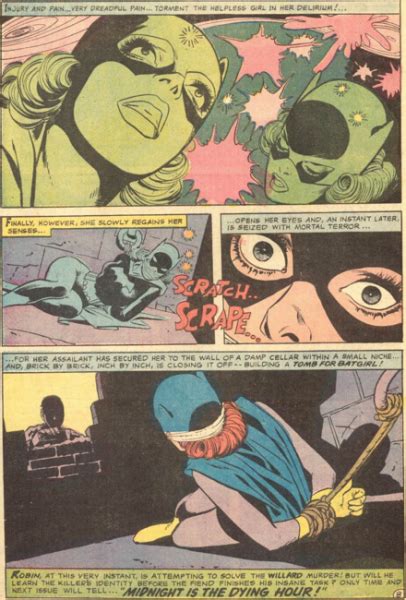 An Old Comic Book Page With The Title In It