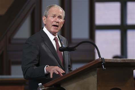 George W. Bush Calls for Reform, Says 'There Is a Real Issue in Police ...