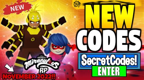 New Update New Working Secret Miraculous Rp Codes Roblox