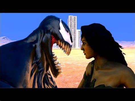 Venom Vs Wonder Woman Epic Fight Youtube