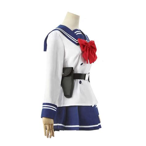 Anime High Rise Invasion Yuri Honjo Cosplay Costume Skirt Set Tenkuu