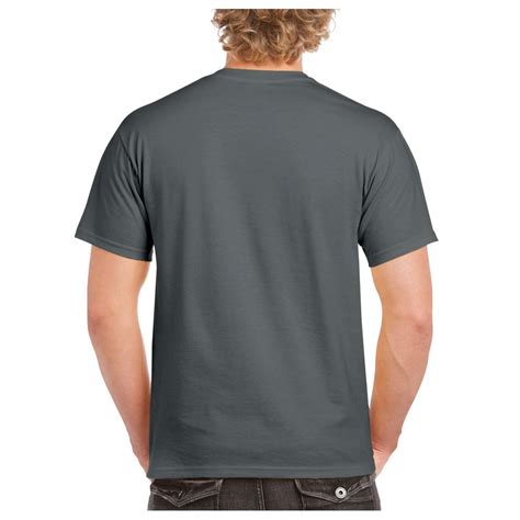 Gildan Charcoal Grey Heavy Cotton Men’s T Shirt Ziva Collections
