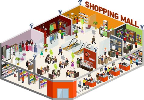 Infographics Shopping Mall on Behance