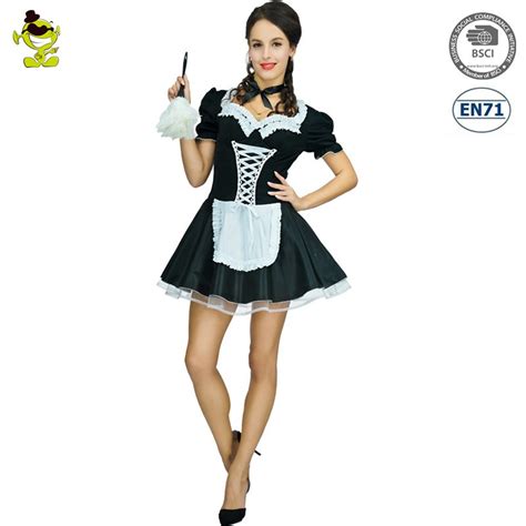 Sexy French Maid Dress Halloween Carnival Party Fancy Cosplay Maid