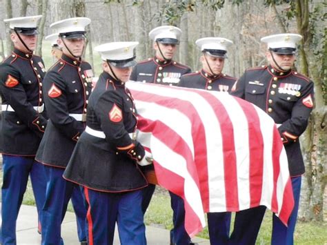 Funerals Among Most Sacred Duties For Ceremonial Platoon Marine Corps
