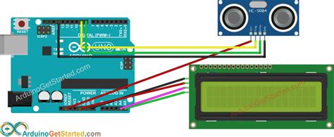 Arduino Ultrasonic Sensor Lcd Arduino Tutorial