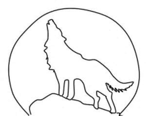Home » coloring pages » 50 superlative howling wolf coloring pages. How To Draw A Wolf Howling At The Moon - ClipArt Best