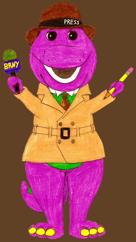 Brny Newsreporter Barney By Bestbarneyfan On Deviantart