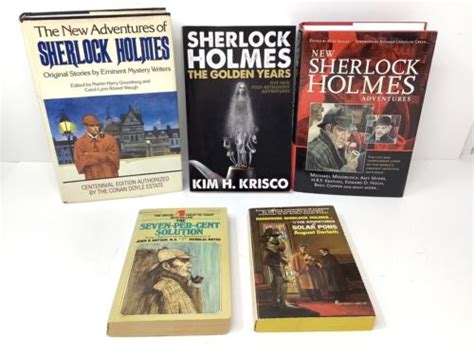 5 books sherlock holmes sequels pastiches non canonic novels sherlockiana ebay