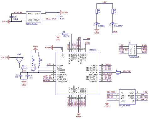 Pcb schematic diagram design is more complex, the general design process can be designed according to the following design process. SunFounder ESP8266 - Wiki