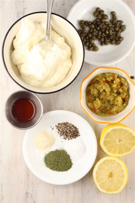 Easy Tartar Sauce With Lemon And Pickle Relish Miss In The Kitchen