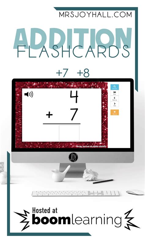 Digital Addition Flashcards Addition Flashcards Special Education