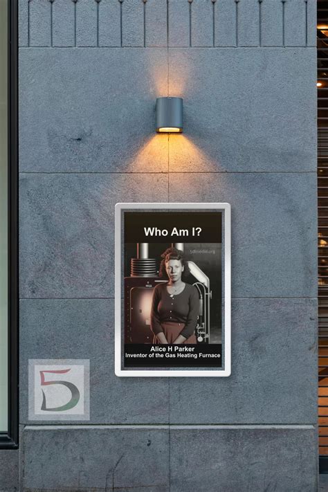 Alice H Parker Inventor of the Gas Heating Furnace - Matte Poster - 5D