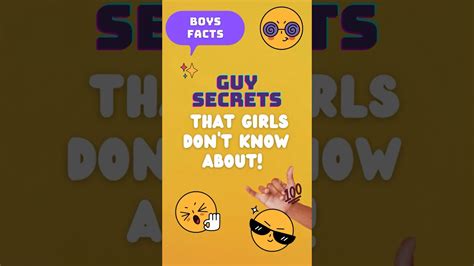 guy secrets that girls don t know about shorts youtube