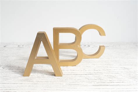 These Classic Style Letters Are Tan Ideal Modern Touch To Your Home