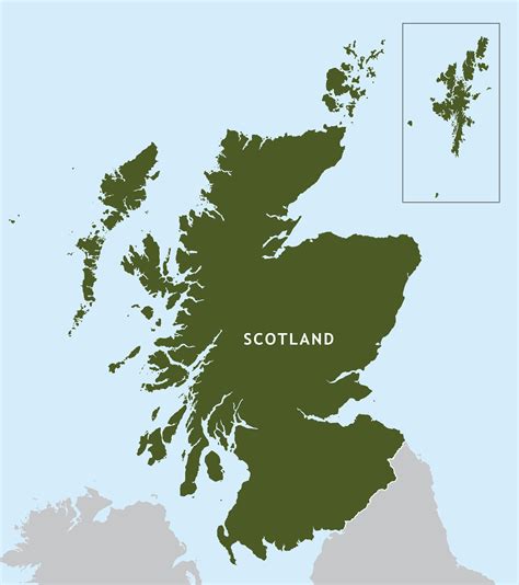 Scotland Outline Map Royalty Free Editable Vector Map Maproom