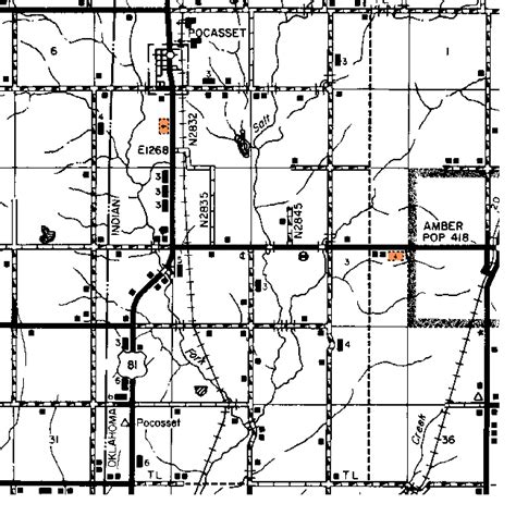 Oklahoma Section Township Range Map Maping Resources