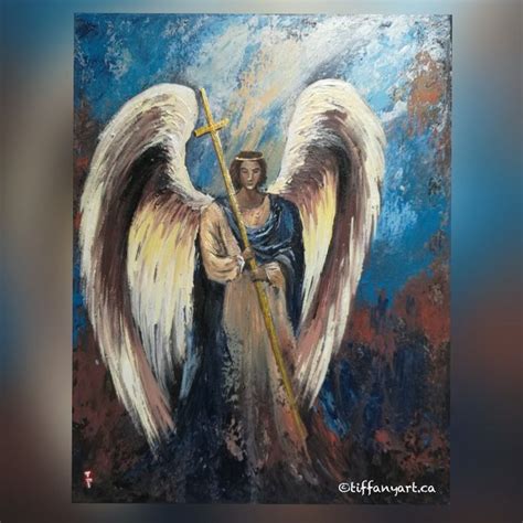 Original Angel Painting Male Angel Painting Male