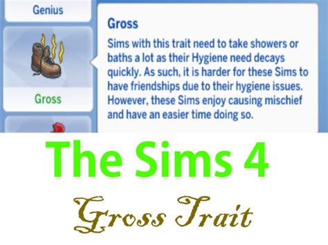 Gross Trait By Farwayy At Mod The Sims Sims 4 Updates