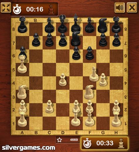 To play from a specific chess opening, set up the starting position in the games db, and then press play vs computer button below the chessboard. Chess Online - Play Chess Online Online on SilverGames