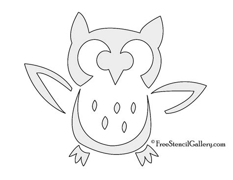 Owl Stencil Free Stencil Gallery