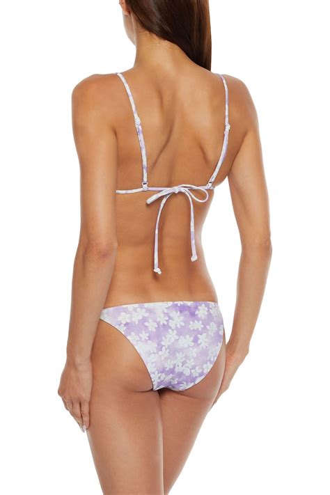 Onia Kate Floral Print Low Rise Bikini Briefs Sale Up To Off