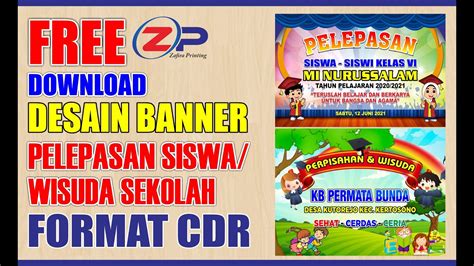 Free Download Backdrop Wisuda 2 Cdr Youtube