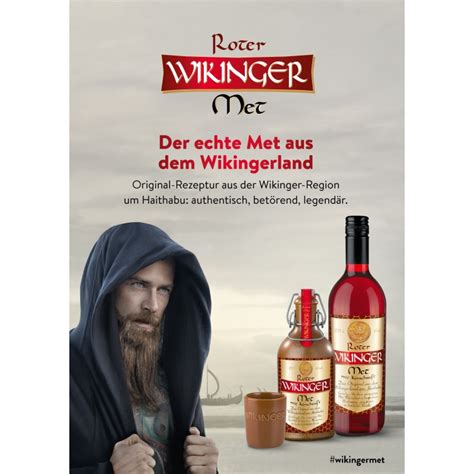Roter Wikinger Met Liter In Tonflasche Premium Rum De
