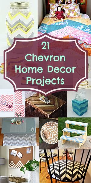 Decorate your living room, bedroom, or bathroom. 21 Chevron Home Decor Projects | Blissfully Domestic
