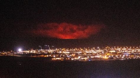 Volcano Erupts In Iceland Shoots Lava Into Sky After