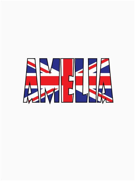 Our little chicagoans have it pretty good. 'Amelia (UK)' T-Shirt by Obercostyle | Female names, T ...