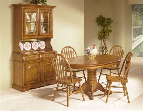 Oak furniture store sell a large range of solid oak furniture, oak dining tables and chairs, oak bedroom furniture, oak living room furniture, sofas and more. Intercon Furniture Classic Oak 7-Piece Solid Oak Pedestal ...