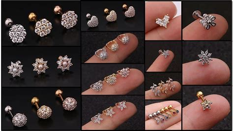 New Top 50 Nose Pin Stud Design Collection Gold And Silver Diamond
