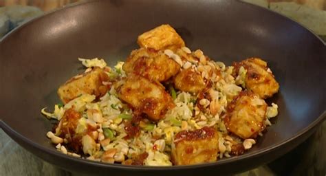 A great feature (and very handy) for the kitchen. James Martin tofu with spicy chilli jam recipe on Saturday Kitchen - The Talent Zone