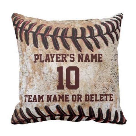 The perfect gift for your baseball player boyfriend. Personalized Senior Baseball Player Gift Ideas Throw ...