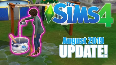 Free August Update Sims 4 Update Notes Youtube