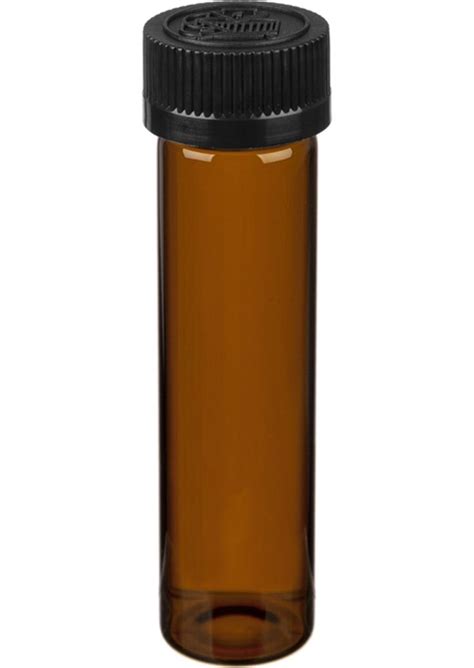 Bottle Borosilicate Amber Glass Flat Bottom Culture Tube For Chemical Laboratory Capacity 30