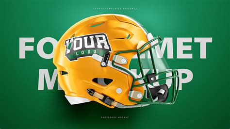 Download Football Helmet PSD Mockup for Schutt & Riddell on Behance