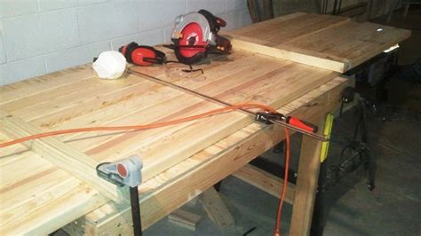 Plywood has widely used on modern furniture, including as plywood table top. Build A 100% 2x4 Workbench With This Simple Instructable ...