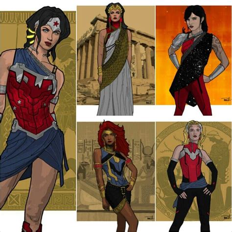 Women Of Wonder | Diana, Hippolyta, Donna, Artemis & Cassie •Thomas S