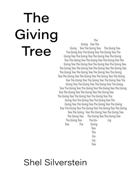 Apply and adapt a variety of appropriate strategies to solve problems. Text only | The giving tree, Math, Texts