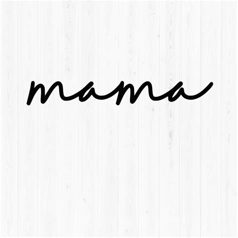 Mama Script Svg Cursive Mama Svg Svg Mama Shirt Mama Svg Etsy