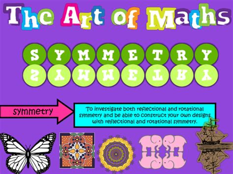 From a picture of a tree, create four pictures of the tree in the four different seasons. Discover Symmetry! Cross-curricular Maths and Art KS2 ...